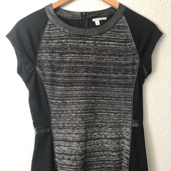 Halogen Dress Womens Tweed Colorblock Sheath Career Business Office Size XS - Picture 3 of 12